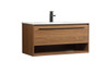Elegant Decor VF43540WB 40 inch single bathroom vanity in walnut brown