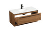 Elegant Decor VF43540WB 40 inch single bathroom vanity in walnut brown
