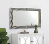 Elegant Decor MR52236 Rectangular mirror 36x22 inch in chevron