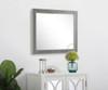 Elegant Decor MR53240 Rectangular mirror 40x32 inch in chevron