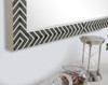 Elegant Decor MR53240 Rectangular mirror 40x32 inch in chevron