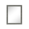 Elegant Decor MR53240 Rectangular mirror 40x32 inch in chevron