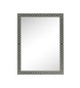 Elegant Decor MR53648 Rectangular mirror 48x36 inch in chevron