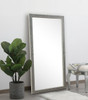 Elegant Decor MR53672 Rectangular mirror 72x36 inch in chevron