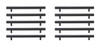 Elegant Decor PL402-7-MB-10PK Dior 7-9/16" Center to Center Matte Black Bar Pull Multipack (set of 10) Elegant Decor PL402-7-MB-10PK Dior 7-9/16" Center to Center Matte Black Bar Pull Multipack (set of 10)