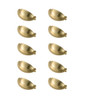 Elegant Decor PL3001-GD-10PK Claude 2-3/4" Center to Center Brushed Gold Cup Bar Pull Multipack (set of 10)