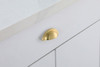 Elegant Decor PL3001-GD-10PK Claude 2-3/4" Center to Center Brushed Gold Cup Bar Pull Multipack (set of 10)