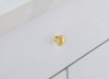 Elegant Decor KB2006-GD-10PK Minu 1.3" Diameter Brushed Gold Mushroom Knob Multipack (Set of 10)