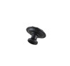 Elegant Decor KB2010-MB-10PK Corio 1.1" Diameter Matte Black Mushroom Knob Multipack (Set of 10)