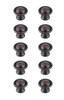 Elegant Decor KB2008-ORB-10PK Kadea 1.2" Diameter Oil-rubbed Bronze Mushroom Knob Multipack (Set of 10)