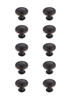 Elegant Decor KB2005-ORB-10PK Logyn 1.3" Diameter Oil-rubbed Bronze Mushroom Knob Multipack (Set of 10)