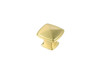 Elegant Decor KB2023-GD-10PK Marcel 1.2" Brushed Gold Square Knob Multipack (Set of 10)