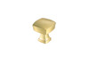 Elegant Decor KB2022-GD-10PK Irvin 1.3" Brushed Gold Square Knob Multipack (Set of 10)