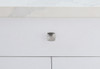 Elegant Decor KB2023-NK-10PK Marcel 1.2" Brushed Nickel Square Knob Multipack (Set of 10)