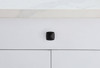 Elegant Decor KB2023-MB-10PK Marcel 1.2" Matte Black Square Knob Multipack (Set of 10)