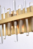 Elegant Lighting 2200W36SG Serena 36 inch crystal bath sconce in satin gold Elegant Lighting 2200W36SG Serena 36 inch crystal bath sconce in satin gold
