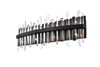 Elegant Lighting 2200W30BK Serena 30 inch crystal bath sconce in black