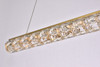 Elegant Lighting 3501D36G Valetta 36 inch LED linear pendant in gold