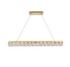 Elegant Lighting 3501D42G Valetta 42 inch LED linear pendant in gold
