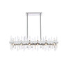 Elegant Lighting 2200G42C Serena 42 inch crystal rectangle chandelier in chrome