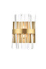 Elegant Lighting 6200W8SG Serephina 8 inch crystal bath sconce in satin gold
