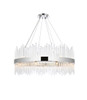 Elegant Lighting 3000D36C Dallas 36 inch round crystal pendant in chrome