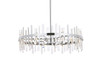 Elegant Lighting 2200D36C Serena 36 inch crystal round chandelier in chrome