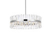 Elegant Lighting 6200D36C Serephina 36 inch crystal round chandelier light in chrome