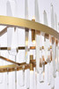 Elegant Lighting 2200D32SG Serena 32 inch crystal round chandelier in satin gold