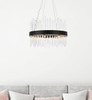 Elegant Lighting 3000D20BK Dallas 20 inch round crystal pendant in black Elegant Lighting 3000D20BK Dallas 20 inch round crystal pendant in black