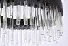 Elegant Lighting 3000D20BK Dallas 20 inch round crystal pendant in black Elegant Lighting 3000D20BK Dallas 20 inch round crystal pendant in black