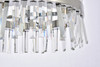 Elegant Lighting 6200D20C Serephina 20 inch crystal round pendant light in chrome Elegant Lighting 6200D20C Serephina 20 inch crystal round pendant light in chrome