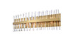 Elegant Lighting 6200W36SG Serephina 36 inch crystal bath sconce in satin gold