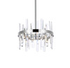 Elegant Lighting 2200D16C Serena 16 inch crystal round pendant in chrome