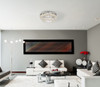Elegant Lighting 3503F30L2C Monroe 30 inch LED double flush mount in chrome
