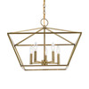 LIVEX LIGHTING 49435-01 5 Light Antique Brass Chandelier