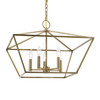 LIVEX LIGHTING 49435-01 5 Light Antique Brass Chandelier