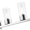 LIVEX LIGHTING 17315-05 5 Light Polished Chrome Vanity Sconce