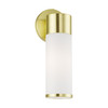 LIVEX LIGHTING 16561-12 1 Light Satin Brass ADA Single Sconce