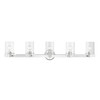 LIVEX LIGHTING 17235-05 5 Light Polished Chrome Vanity Sconce