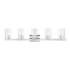 LIVEX LIGHTING 18035-05 5 Light Polished Chrome Vanity Sconce