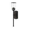 LIVEX LIGHTING 10511-04 1 Light Black Large Single Sconce