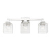 LIVEX LIGHTING 16773-05 3 Light Polished Chrome Vanity Sconce