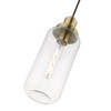 LIVEX LIGHTING 40614-01 1 Light Antique Brass Mini Pendant
