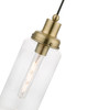 LIVEX LIGHTING 40614-01 1 Light Antique Brass Mini Pendant