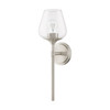 LIVEX LIGHTING 17471-91 1 Light Brushed Nickel Vanity Sconce