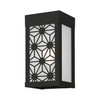 LIVEX LIGHTING 24321-04 1 Light Black Outdoor ADA Small Sconce