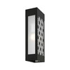 LIVEX LIGHTING 24322-04 2 Light Black Outdoor ADA Sconce