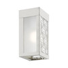 LIVEX LIGHTING 24321-91 1 Light Brushed Nickel Outdoor ADA Small Sconce