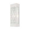 LIVEX LIGHTING 24322-91 2 Light Brushed Nickel Outdoor ADA Sconce